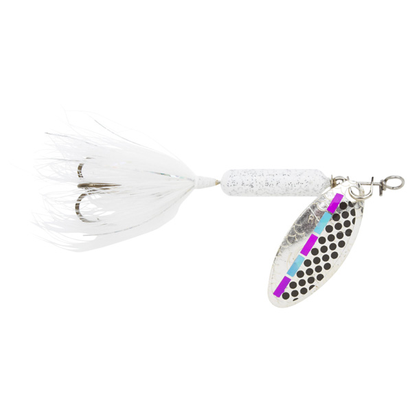 Yakima Bait Original Rooster Tail Treble Fishing Lure, 1/8oz - Tinsel Shad 1 Yakima Bait Original Rooster Tail Treble Fishing Lure - Tinsel Shad