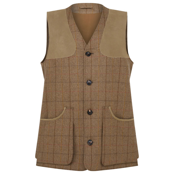 Purdey Men's Tweed Sporting Vest - Morar 1 Purdey Men's Tweed Sporting Vest - Morar