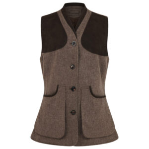 Purdey Women's Loden Sporting Vest - Taupe