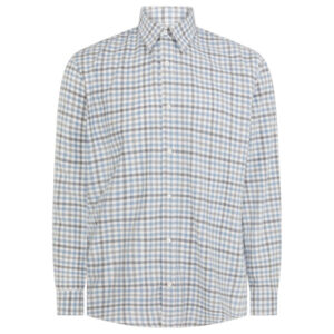 Purdey Men's Check Flannel Shirt - Dove