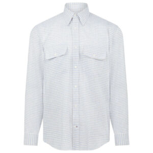 Purdey Men's Pale Indigo Double Pocket Shirt