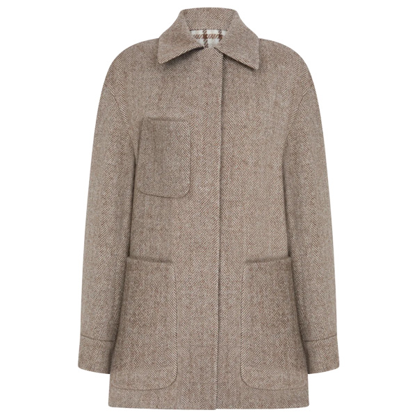 Purdey Women's Estate Coat - Pebble 1 Purdey Women's Estate Coat - Pebble