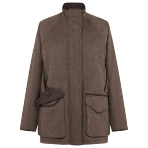Purdey Women's Loden Raglan Field Coat - Taupe