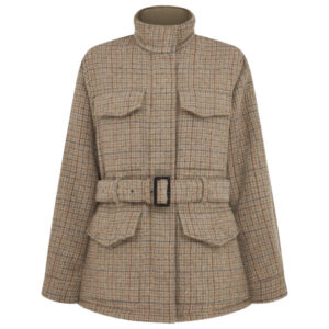 Purdey Women's Tweed Belted Jacket - Maree