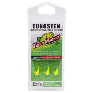 Leland's Lures Trout Magnet Tungsten Jigheads - Chartreuse