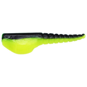 Leland's Lures Crappie Magnet Roo Fishing Lures - Black Chartreuse