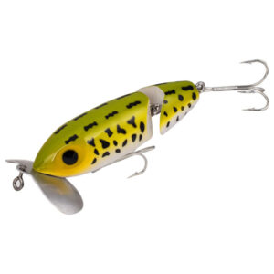 Lurenet Arbogast Jointed Jitterbug Fishing Lure - Frog/White Belly