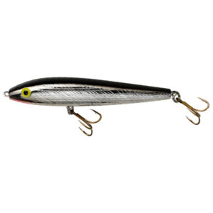 Lurenet Rebel Jumpin' Minnow Fishing Lure - Silver/Black