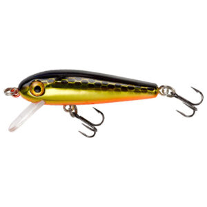 Lurenet Rebel Tracdown Minnow Fishing Lure - Slick Gold Minnow