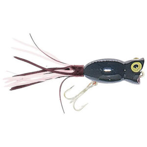 Lurenet Arbogast Hula Popper Fishing Lure - Black