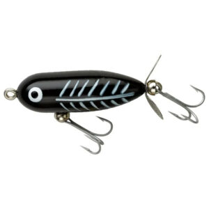 Lurenet Heddon Tiny Torpedo Fishing Lure - Black Shore Minnow