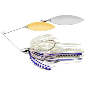 Lurenet War Eagle Nickel Frame Double Willow Spinnerbait Fishing Lure - Purple Shad