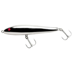 Lurenet Rebel Jumpin' Minnow Fishing Lure - Chrome Silver