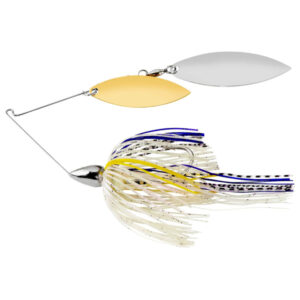 Lurenet War Eagle Nickel Frame Double Willow Spinnerbait Fishing Lure - Sexxy Purple Shad
