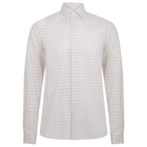 Purdey Men's Summer Sporting Tattersall Double Cuff Shirt