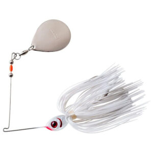 Lurenet BOOYAH Single Colorado Blade Spinnerbait Fishing Lure - Snow White