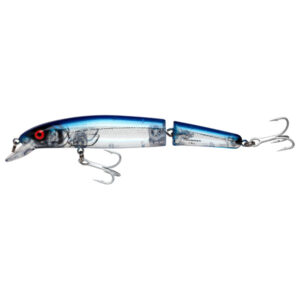 Lurenet Bomber Saltwater Grade Heavy Duty Jointed Long A Fishing Lure - Silver Flash/Blue Back