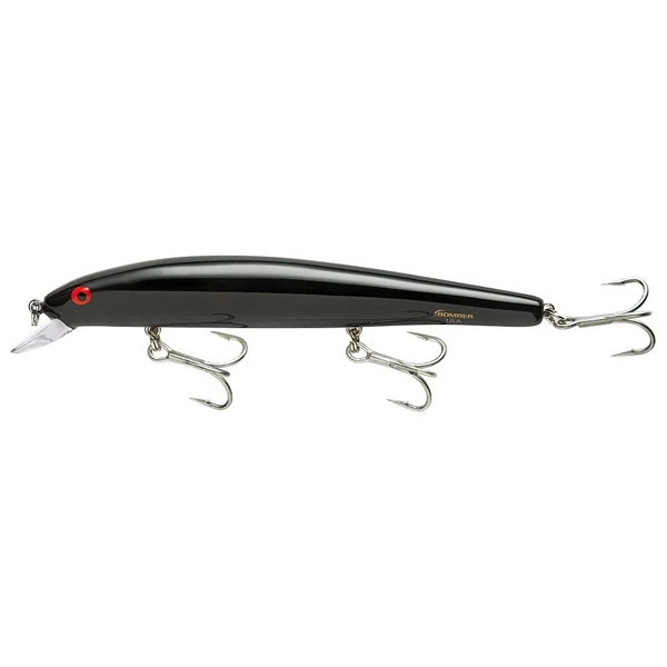 Lurenet Bomber Saltwater Grade Heavy Duty Long A Fishing Lure - Black 1 Lurenet Bomber Saltwater Grade Heavy Duty Long A Fishing Lure - Black