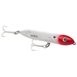 Lurenet Heddon Super Spook XT Fishing Lure - Red Head Flash