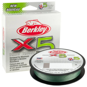 Berkley x5 Braid Fishing Line Filler Spool - Low-Vis Green