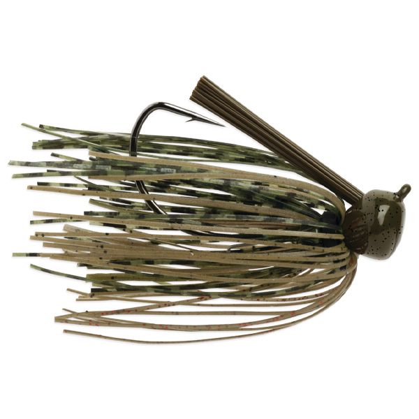 VMC FJW Weedless Football Jig Lure, .5oz - Green Pumpkin 1 VMC FJW Weedless Football Jig Lure - Green Pumpkin