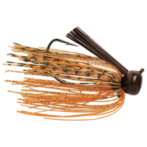 VMC FJW Weedless Football Jig Lure, .5oz - Pumpkin Orange 1 VMC FJW Weedless Football Jig Lure - Pumpkin Orange