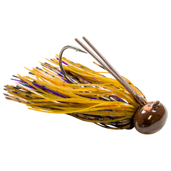 Z-Man CrossEyeZ Football Jig Lure, 1/2oz - Pumpkin Jelly 1 Z-Man CrossEyeZ Football Jig Lure - Pumpkin Jelly