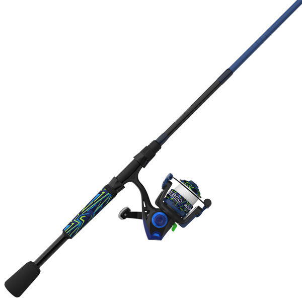 Zebco Roam Spinning Combo, ROAMBG30662M 1 Zebco Roam Spinning Combo - Energy Green/Blue