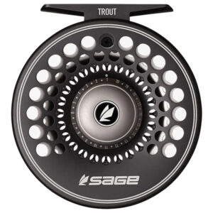Sage TROUT Fly Fishing Reel - Stealth/Silver