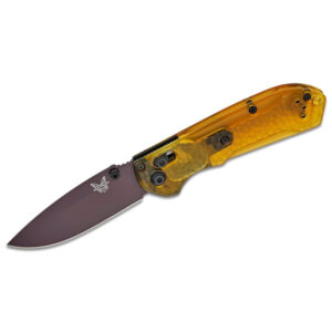 Benchmade Mini Freek Shot Show Folding Knife - Amethyst