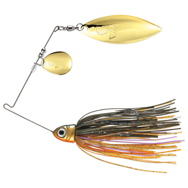 VMC RSS Redline Series Colorado/Willow Spinnerbait Fishing Lure, 1/2oz - Retro Gill 1 VMC RSS Redline Series Colorado/Willow Spinnerbait Fishing Lure - Retro Gill
