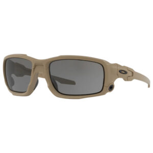 Oakley Standard Issue Shocktube Sunglasses - Grey Lenses with Terrain Tan Frame