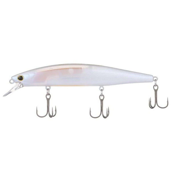 Shimano World Minnow Flash Boost Hard Jerkbait Fishing Lure - OB Pearl 1 Shimano World Minnow Flash Boost Hard Jerkbait Fishing Lure - OB Pearl