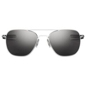 Randolph Engineering Aviator Sunglasses - American Gray Lenses with Bright Chrome Frame