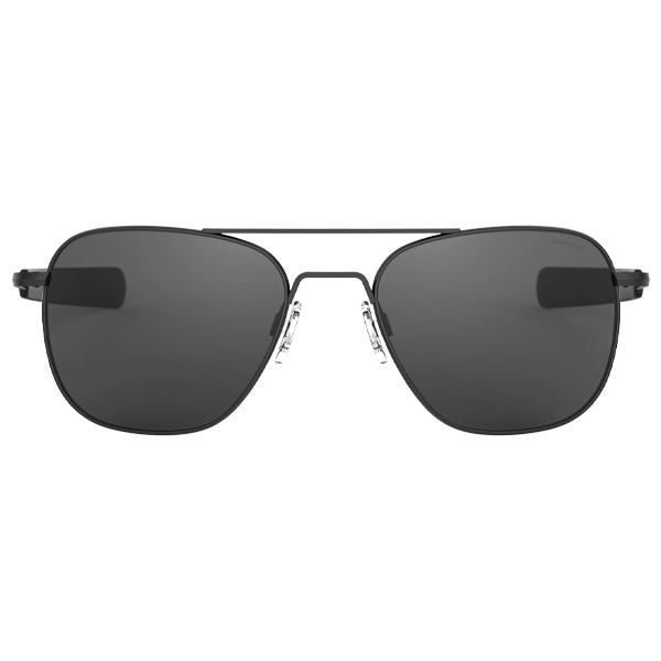 Randolph Engineering Aviator Military Special Edition Sunglasses, Regular - American Gray Lenses with Matte Black Frame 1 Randolph Engineering Aviator Military Special Edition Sunglasses, Regular - American Gray Lenses with Matte Black Frame