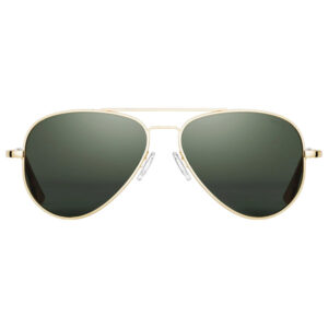 Randolph Engineering Concorde Sunglasses - AGX Lenses with 23k Gold Skull Temple Frame