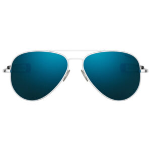 Randolph Engineering Concorde Sunglasses - Cobalt Lenses with 23k White Gold Frame