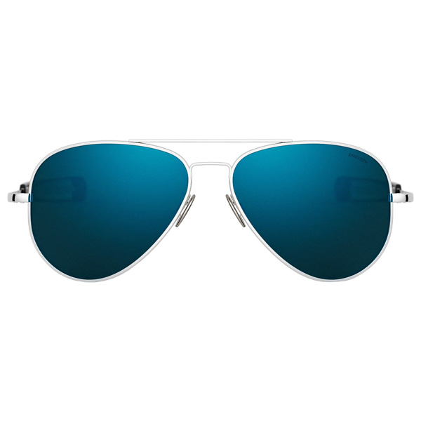 Randolph Engineering Concorde Sunglasses - Cobalt Lenses with 23k White Gold Frame 1 Randolph Engineering Concorde Sunglasses - Cobalt Lenses with 23k White Gold Frame