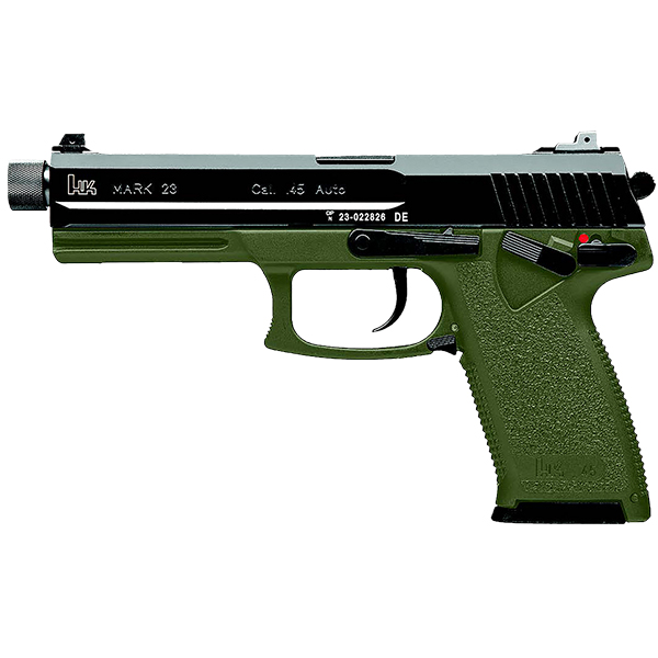 Heckler &Amp; Koch Mark 23 45 Acp 5.87&Quot; 2X(10Rd) Green 81001075 1 Heckler & Koch MARK 23 45 ACP 5.87" 2x(10rd) GREEN 81001075