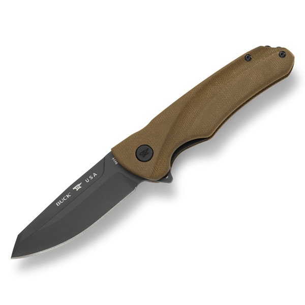 Buck Knives 843 Sprint Ops Knife - OD Green Canvas Micarta 1 Buck Knives 843 Sprint Ops Knife - OD Green Canvas Micarta