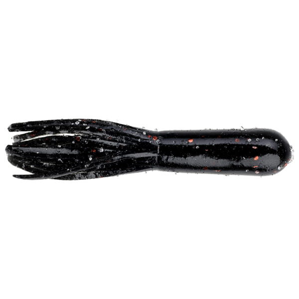 Strike King Bitsy Tube Soft Bait Lures - Black Neon 1 Strike King Bitsy Tube Soft Bait Lures - Black Neon
