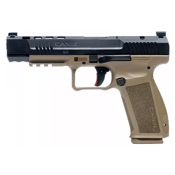 Canik METE SFX 9MM 5.2" 10rd Black/FDE 1 Canik METE SFX 9MM 5.2" 10rd Black/FDE
