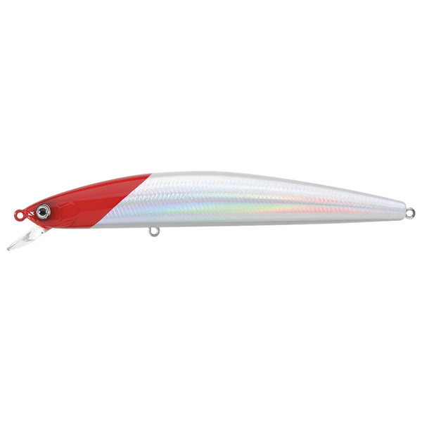 Daiwa Salt Pro Minnow Floating Fishing Lure, 6" - Laser Red Head 1 Daiwa Salt Pro Minnow Floating Fishing Lure - Laser Red Head