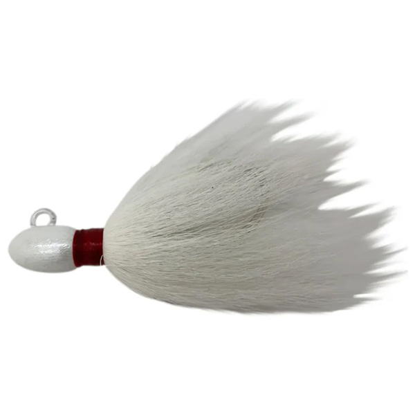 S&S Bucktails Rock Hopper Fishing Lure, 2oz - White Pearl 1 S&S Bucktails Rock Hopper Fishing Lure - White Pearl