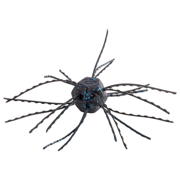 Strike King Tumbleweed Salted Soft Bait Lures - Black and Blue Flake 1 Strike King Tumbleweed Salted Soft Bait Lures - Black and Blue Flake