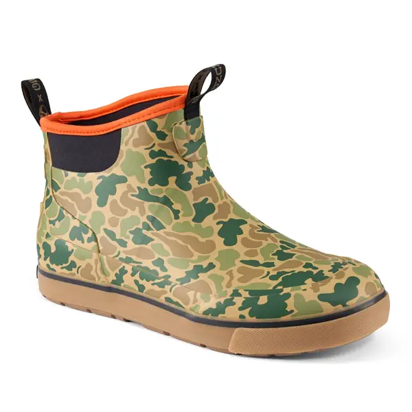 Grundens DECK BOSS Ankle Boot 6" HI FIVES CAMO 1 Grundens DECK BOSS Ankle Boot 6" HI FIVES CAMO