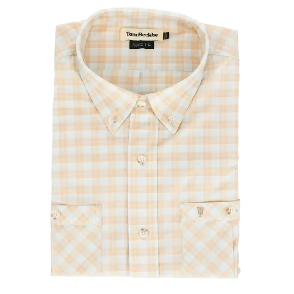Tom Beckbe Tidewater Shirt Long Sleeve Dune Plaid 1 Tom Beckbe Tidewater Shirt Long Sleeve Dune Plaid