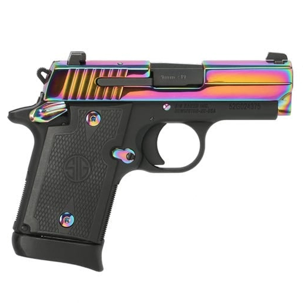 Sig Sauer P938 RAINBOW Titanium 9mm 3" 1 Sig Sauer P938 RAINBOW Titanium 9mm 3"