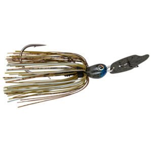 Strike King Thunder Cricket Vibrating Painted Swim Jig Lure - Blue Craw