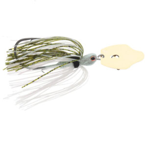 Strike King Thunder Cricket Vibrating Gold Swim Jig Lure - Olive Shad